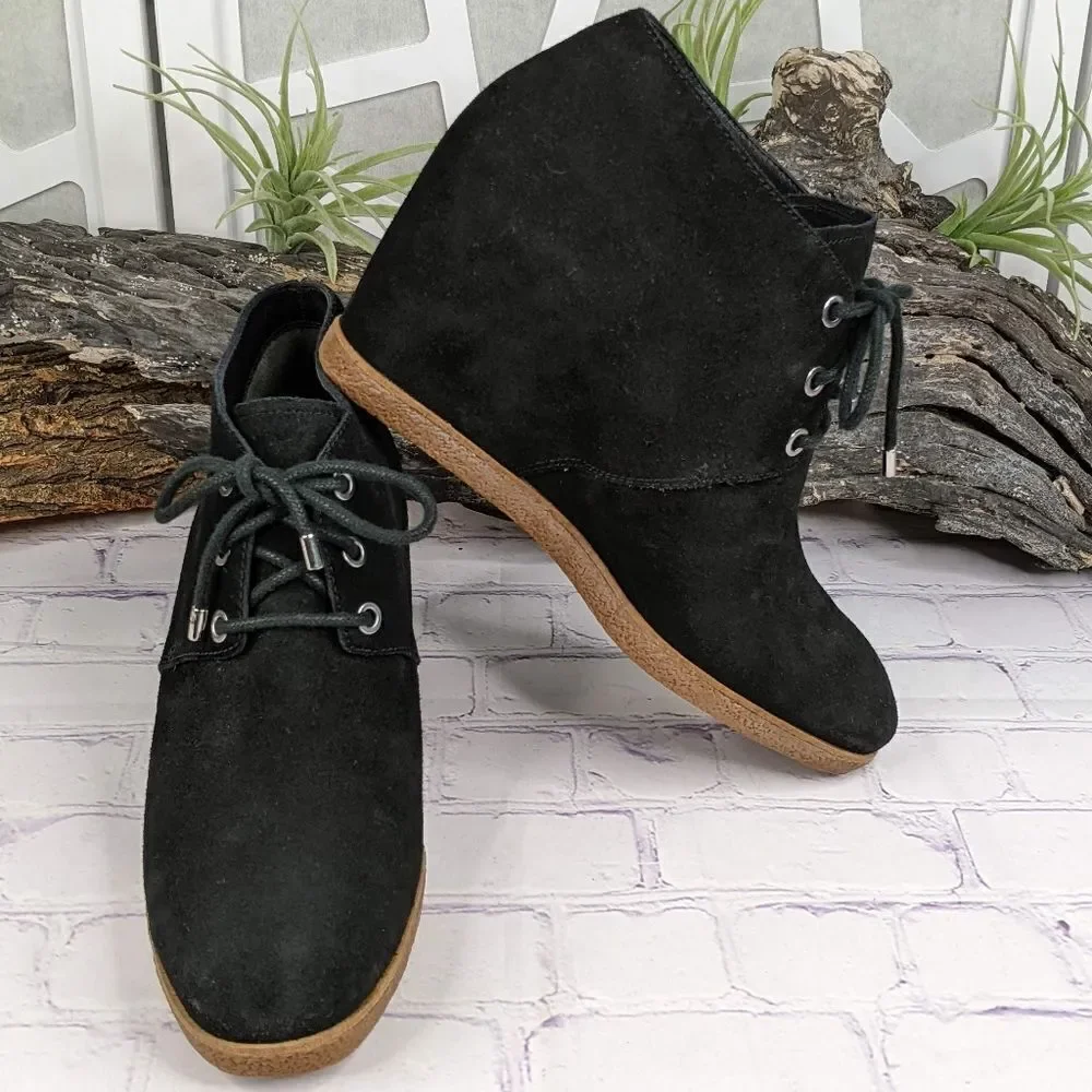 Cole Haan Grand OS Leslie Suede Wedge Bootie